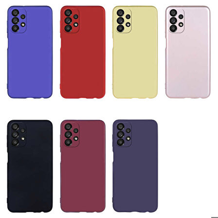 Galaxy A23 Uyumlu Zore Premier Silikon Kapak-Siyah