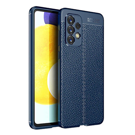 Galaxy A33 5G Uyumlu Zore Niss Silikon Kapak-Lacivert