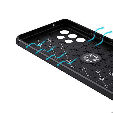 Galaxy A33 5G Uyumlu Zore Ravel Silikon Kapak-Mavi