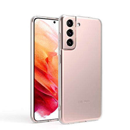 Galaxy S22 Plus Uyumlu Zore Kamera Korumalı Süper Silikon Kılıf-Renksiz