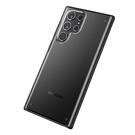 Galaxy S22 Ultra Uyumlu Zore Volks Kılıf-Siyah