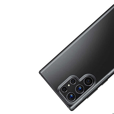 Galaxy S22 Ultra Uyumlu Zore Volks Kapak-Siyah