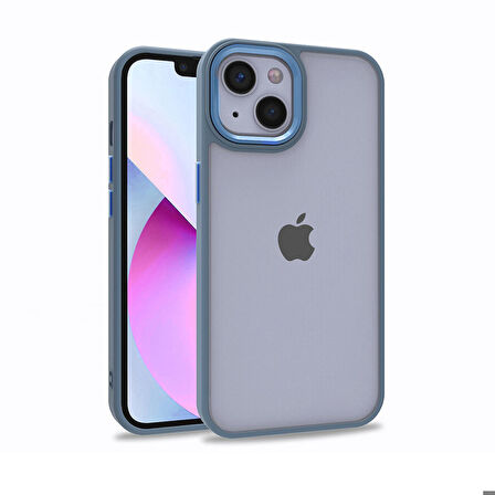 iPhone 13 Uyumlu Ensueno Flora Kapak-Lila