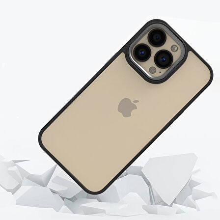 iPhone 13 Pro Uyumlu Zore Flora Kılıf-Rose Gold