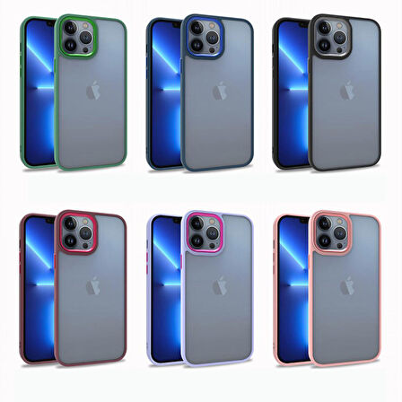 iPhone 13 Pro Max Uyumlu Zore Flora Kapak-Rose Gold