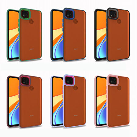 Xiaomi Redmi 9C Kılıf Zore Flora Kapak-Siyah