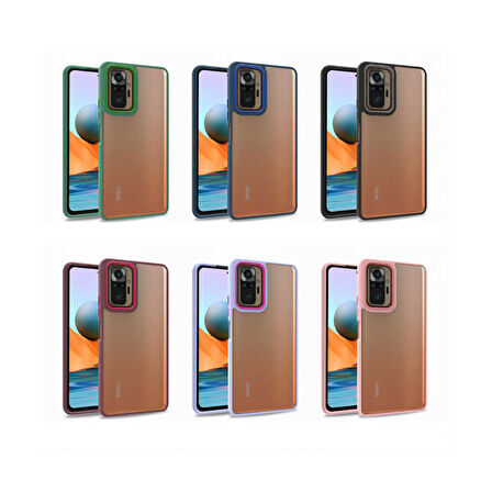 Xiaomi Poco M5S Kılıf Zore Flora Kapak-Siyah