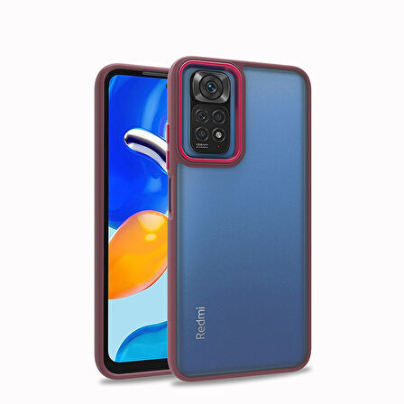 Xiaomi Redmi Note 11 Pro 5G Kılıf Kamera Çıkıntılı Arkası Şeffaf Köşeleri Parlak Renkli Işlemeli Flora Kapak