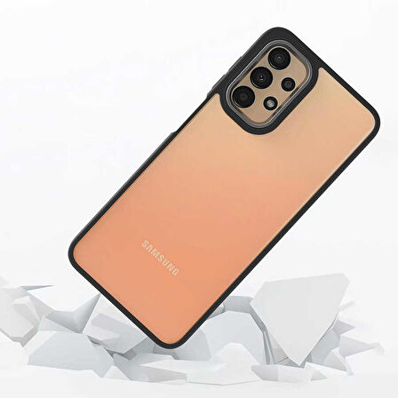 Galaxy A53 5G Uyumlu Zore Flora Kapak-Mavi