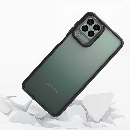 Galaxy M33 Uyumlu Zore Flora Kapak-Rose Gold