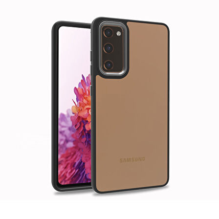 Galaxy S20 FE Uyumlu Zore Flora Kılıf-Siyah