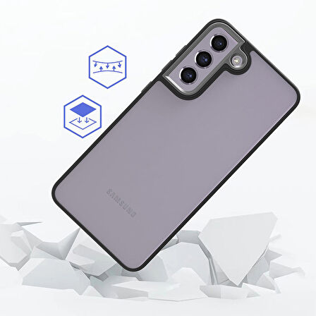 Galaxy S21 FE Uyumlu Zore Flora Kapak-Kırmızı