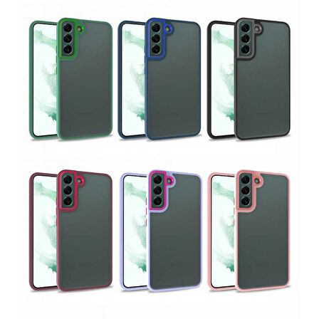 Galaxy S22 Plus Uyumlu Zore Flora Kapak-Lila