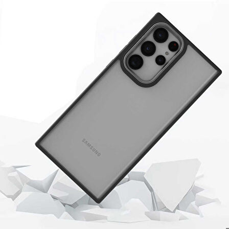 Galaxy S22 Ultra Uyumlu Zore Flora Kapak-Mavi