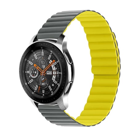 Gear S3 Uyumlu KRD-52 Zore Kordon-Siyah-Kırmızı