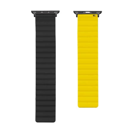 ​​​Watch 7 45mm Uyumlu KRD-52 Zore Kordon-Siyah-Sarı