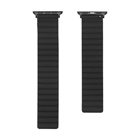 ​​​Watch 7 45mm Uyumlu KRD-52 Zore Kordon-Siyah-Kırmızı