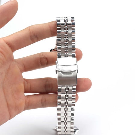 ​​​Watch 44mm Uyumlu KRD-54 Metal Zore Kordon-Siyah