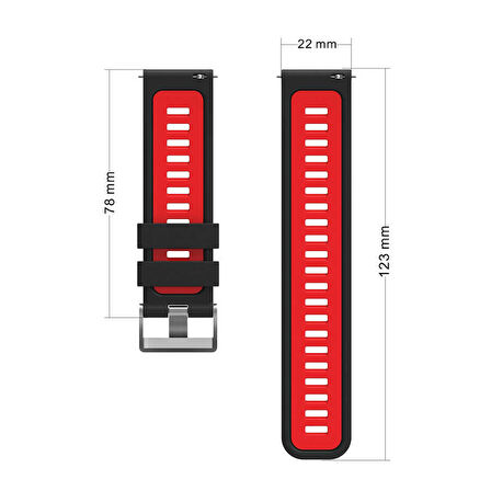 Gear S2 KRD-55 Uyumlu Zore Kordon