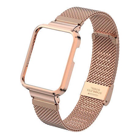 Xiaomi Redmi Watch (Mi Watch Lite) Uyumlu KRD-59 Metal Zore Kordon-Colorful