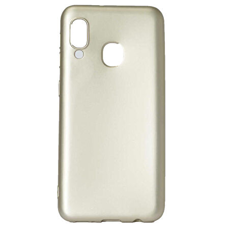 Galaxy A40 Uyumlu Zore Premier Silikon Kapak-Gold
