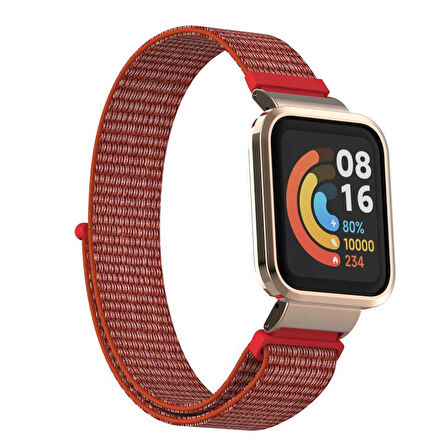 Xiaomi Redmi Watch (Mi Watch Lite) Uyumlu KRD-61 Hasır Zore Kordon-NO18