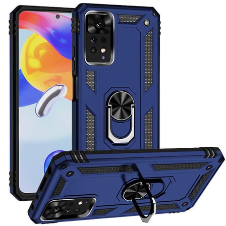 Xiaomi Redmi Note 11 Pro 5G Kılıf Kamera Koruyucu Manyetik Standlı Tank Koruma Alan Tech