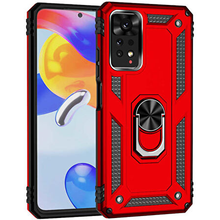 Xiaomi Redmi Note 11 Pro 5G Kılıf Zore Vega Kapak-Mavi