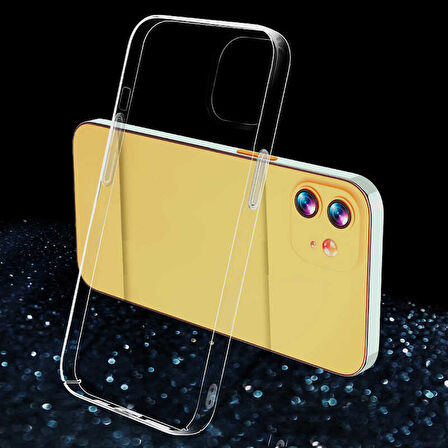 iPhone 12 Uyumlu Zore Droga Kılıf-Renksiz