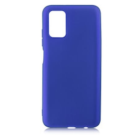 Lexroo Galaxy A03S Premier Silikon İnce Kılıf - Saks Mavi