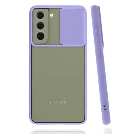 Galaxy S22 Plus Uyumlu Zore Lensi Kapak-Lila
