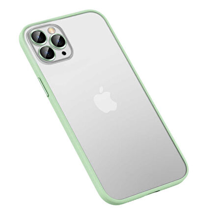 iPhone 12 Pro Uyumlu Zore Retro Kapak-Yeşil