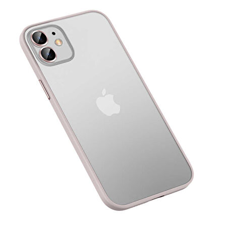 iPhone 11 Uyumlu Zore Retro Kılıf-Rose Gold