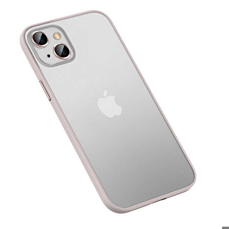 iPhone 13 Uyumlu Zore Retro Kapak-Rose Gold
