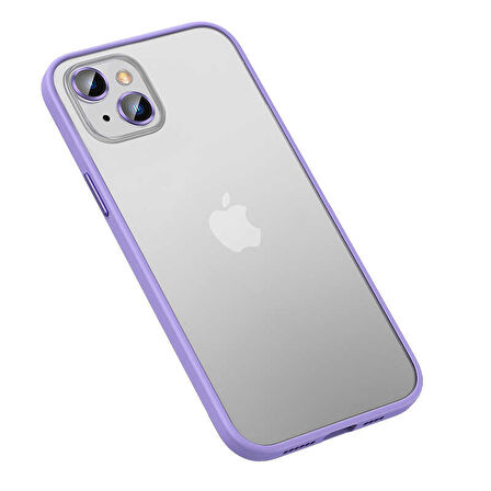 iPhone 13 Uyumlu Zore Retro Kılıf-Lila