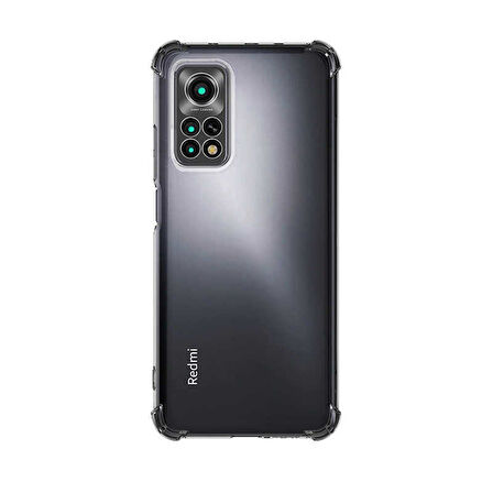 Xiaomi Redmi Note 11 Global Kılıf Zore Kamera Korumalı Nitro Anti Shock Silikon-Renksiz