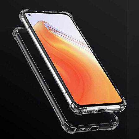 Xiaomi Redmi Note 11S Global Kılıf Zore Kamera Korumalı Nitro Anti Shock Silikon-Renksiz