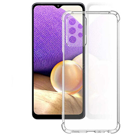 Galaxy A33 5G Uyumlu Zore Kamera Korumalı Nitro Anti Shock Silikon-Renksiz