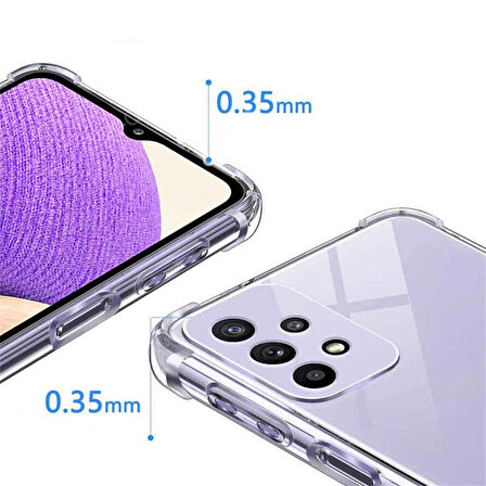 Galaxy A33 5G Uyumlu Zore Kamera Korumalı Nitro Anti Shock Silikon-Renksiz