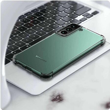 Galaxy S22 Plus Uyumlu Zore Kamera Korumalı Nitro Anti Shock Silikon-Renksiz