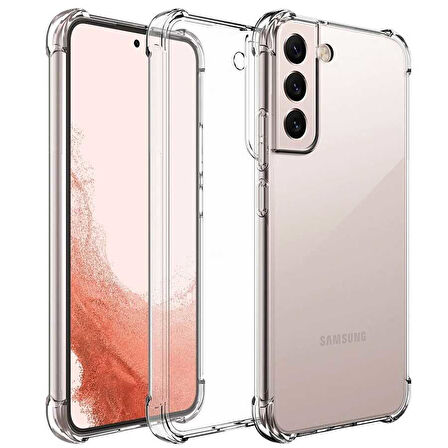 Galaxy S22 Plus Uyumlu Zore Kamera Korumalı Nitro Anti Shock Silikon-Renksiz