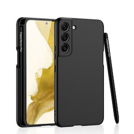 Lexroo Galaxy S22 Kalemli Kıpta İnce Kılıf - Siyah
