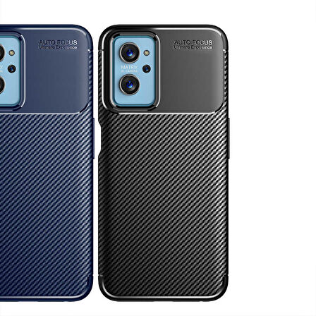 Oppo A96 4G Kılıf Zore Negro Silikon Kapak-Lacivert