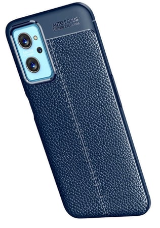 Oppo A96 4G Kılıf Deri Görünümlü Silikon Kamera Korumalı Üstün Koruma Novatech