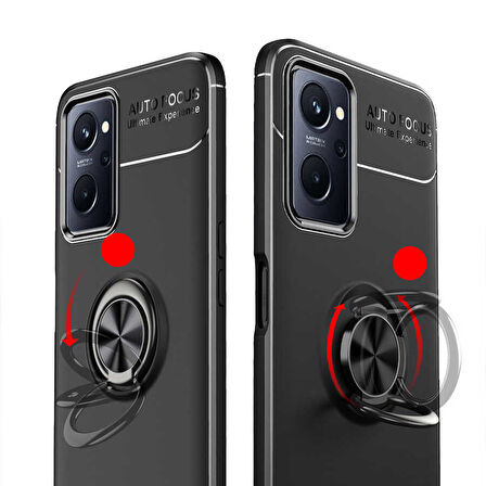 Oppo A36 Kılıf Zore Ravel Silikon Kapak-Kırmızı