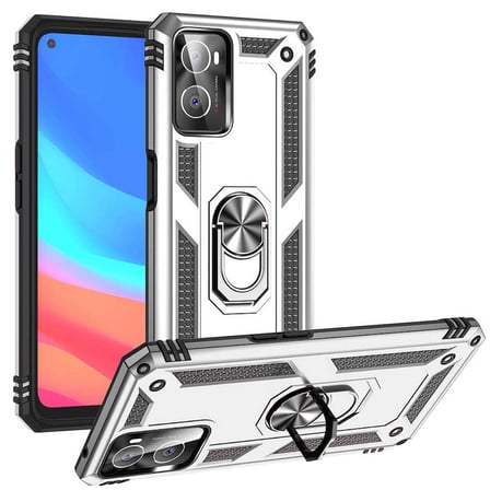 Oppo A36 Kılıf Kamera Koruyucu Manyetik Standlı Tank Koruma Alan Tech