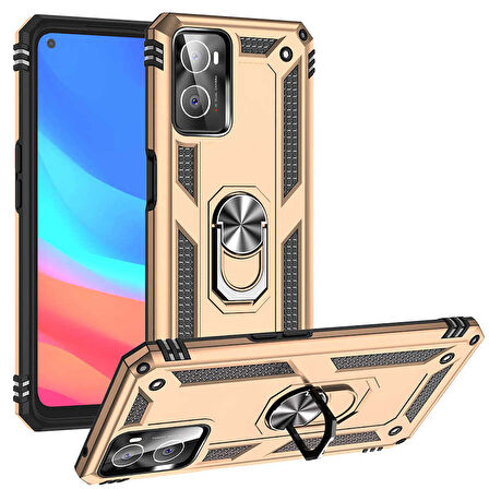 Oppo A36 Kılıf Zore Vega Kapak-Gold