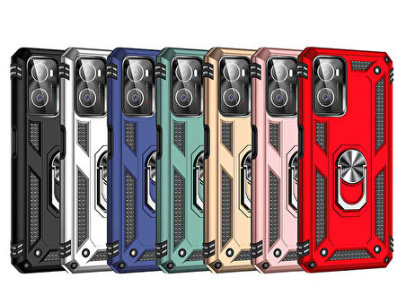 Oppo A36 Kılıf Zore Vega Kapak-Mavi