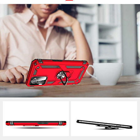 Oppo A36 Kılıf Zore Vega Kapak-Mavi