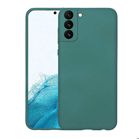 Galaxy S22 Uyumlu Zore Mara Lansman Kapak-Koyu Yeşil
